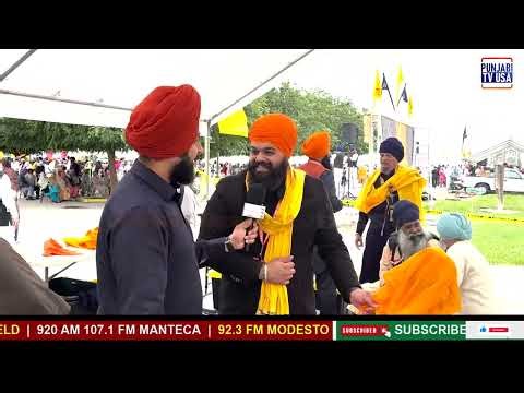 Gurdwara Sahib Modesto Ceres Vaisakhi/Khalsa Sajna Diwas Samagan 2026 ਵਿਖੇ ਚੱਲ ਰਹੀ ਦਸਤਾਰਾਂ ਦੀ ਸੇਵਾ