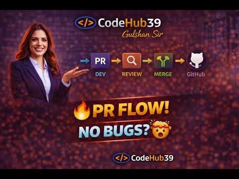 Pull Request Workflow Explained 🔥 | How Teams Avoid Production Bugs?CodeHub39 #devops #github