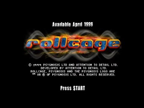Rollcage Demo - Sony PlayStation - Intro & Title Screen