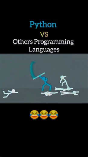 python vs others programming languages #python #learnpython #تعلم_البرمجة #coding #developer #fyp
