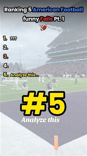 Try Not To Laugh: American Football Fails Edition 😂 #football #fails #shorts #ranking #rankings