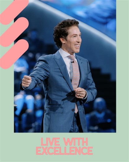 The Scripture says, “You are a chosen people, set apart, and called by God.” One version says, “A peculiar people.” Not weird, but different. You’re supposed to stand out. You’re supposed to be the exception. Everyone else is compromising. Not you. You’ve been set apart. “All my coworkers complain, Joel. They bad mouth the company. They all come in late and cut corners.” That’s fine for them. You’re not responsible for their lives, but that’s not who you are. You’re a cut above. You’ve been call