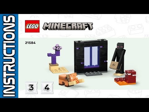 🧱📖LEGO 21584-2 Nether & End Portal Journey Instructions - How to Build!! | Minecraft | 2026