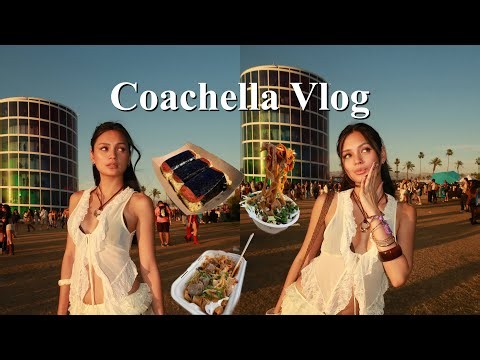COACHELLA VLOG | mukbang, food review + prices