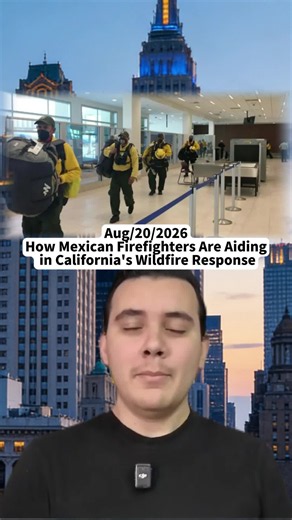 Mexican Firefighters in California: How International Aid Helps Fight Wildfires