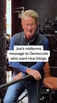 Joe's midterm message to Democrats who wants nice things