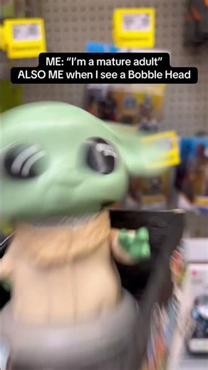 Whenever I see a Bobble Head.. #bobblehead #babyyoda #starwars #grogu