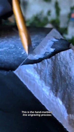 Precision Marble Engraving Process That Showcases Incredible Traditional Stone Craftsmanship
