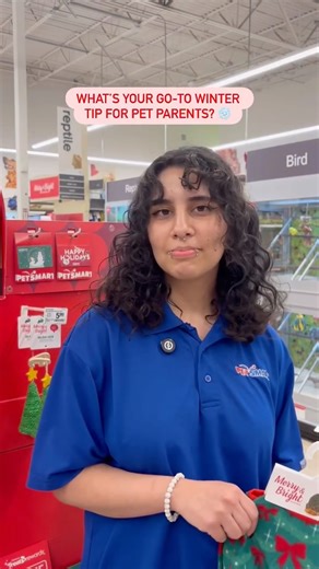 PetSmart on Instagram: "Our Phoenix associate, Osiris, shares her go-to winter tip for pet parents. ❄️🐾 #PetSmart #AnythingForPets WinterTips"