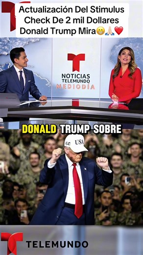 Donald Trump $2000 Stimulus Check Update