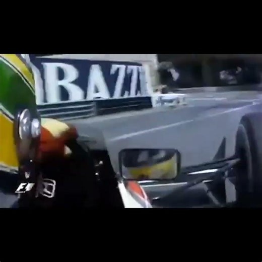 How did #ayrtonsenna brake later and win?