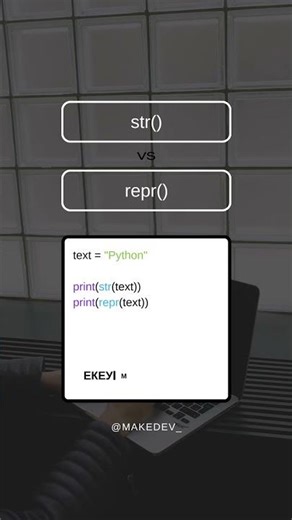 str() vs repr() | Python айырмашылығы #quiz