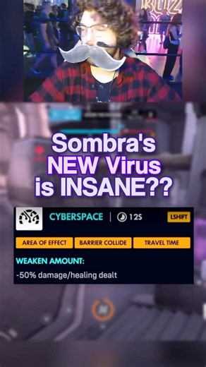 Sombra’s now a SUPPORT with INSANE abilities. #overwatch #sombraoverwatch #rework #overwatch2