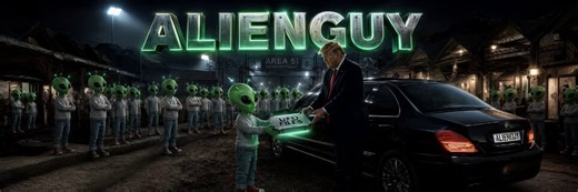 ALIENGUY SEND UFO FILES TO TRUMP ! LOL
