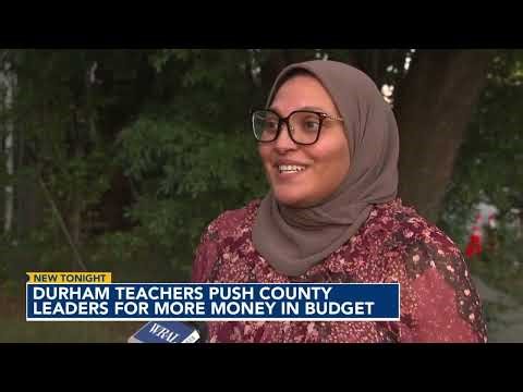 Durham teachers push county leaders for mor money in budget