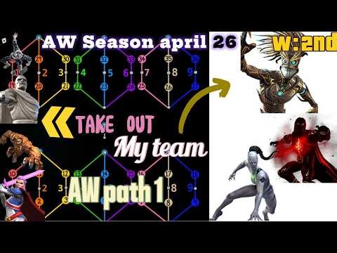 How to Beat AW Node 2 Raff Defenders | Captain Britain, Sasquatch, Gorr, Bullseye | New AW Season
