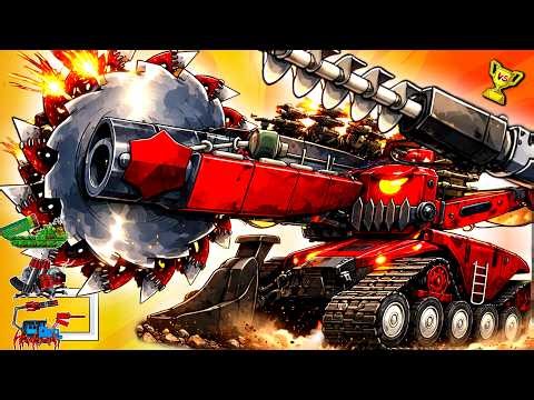 GIANT WRECKING BALL TANK BOSS vs Tank Army – Ultimate Destroyer!