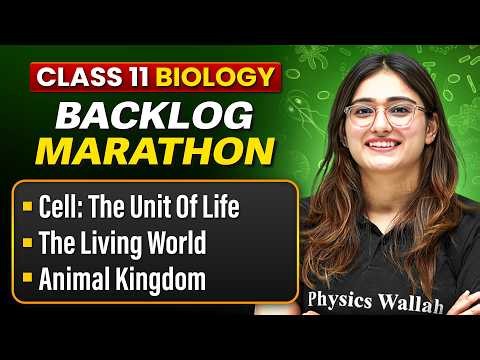 Class 11 Biology Backlog Marathon 2026-27 | Complete Revision in One Shot | By Aarushi Ma'am