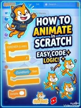 How to animate in scratch easy step by step #scratch