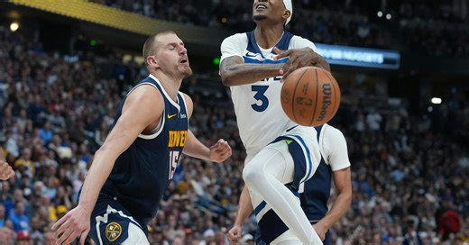 Live replay: Wolves can’t deliver knockout punch in Game 5, lose to Nuggets 125-113