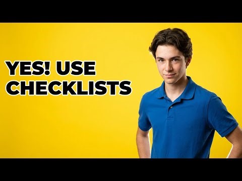 Should I Use a Checklist to Break Down Assignments?