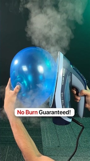 This Iron Can't Burn Your Clothes!