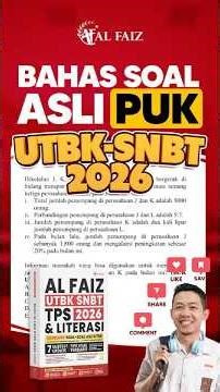 Soal PU SNBT 2026 Penalaran Kuantitatif #snbt #utbk #shorts