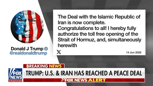 Breaking: Trump announces a deal with Iran has been reached