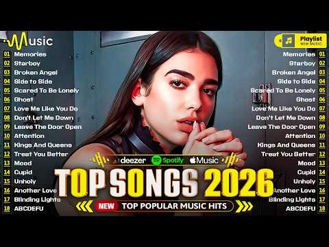 Billboard Top 50 This Week 🍒 Dua Lipa, Rihanna, Maroon 5, Adele, Ed Sheeran, The Weeknd, Bruno Mars