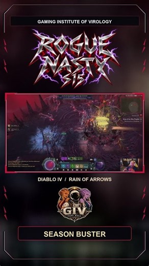 Diablo IV S15: Rain of Arrows Melts Bosses | Rogue Nasty
