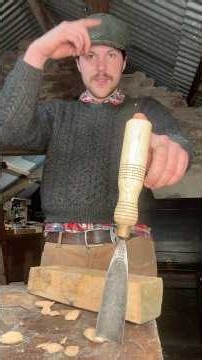 Restoring An Old Carving Gouge #handtools #restoration #sharpening #craft #woodwork