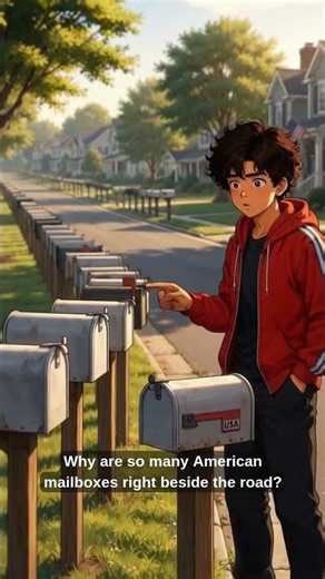 Why Are American Mailboxes by the Road? 📬🇺🇸