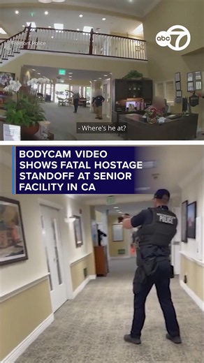 Fremont police have released body camera and witness video showing the moments leading up to the fatal police shooting of a 62-year-old man who allegedly held two people hostage inside a care facility. According to police, officers repeatedly ordered him to drop the weapon before firing into the room. For the latest, click the link below ⠀ #bodycam #fatalshooting #shooting #hostage #FREMONT #CALIFORNIA #ABC7NEWS