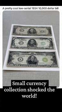 Small currency collection shocked the world! #currency #banknote #collection