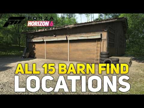 Forza Horizon 6 - All 15 Barn Finds & Locations