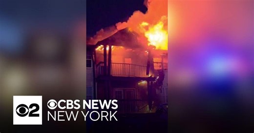Fast fire rips through apartment complex in Woodbridge, N.J.