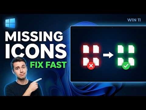 Fix Blank or Missing Desktop Icons on Windows 10 & 11 Step-by-Step Guide
