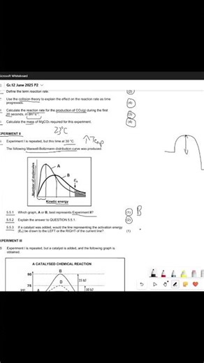 Gr.12 - Reaction Rate (Maxwell-Boltzmann - Catalyst) #grade12 #grade12physics #grade12chemistry