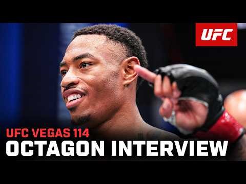 Elijah Smith Octagon Interview | UFC Vegas 114