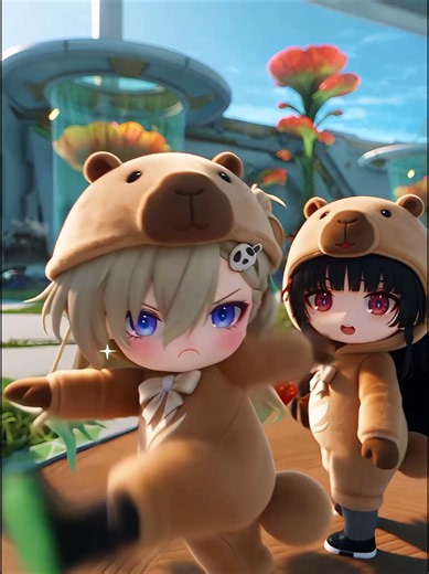 Wuthering Waves AIGC: Lynae & Chisa in Chibi Style