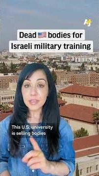 Exposed: Donated 🇺🇸 Bodies Used By Israeli Military