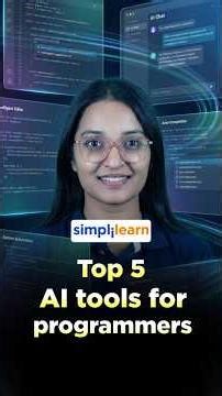 Top 5 AI Tools For Programmers | Code 3x Faster With AI | AI Coding Tools | #Shorts | #Simplilearn