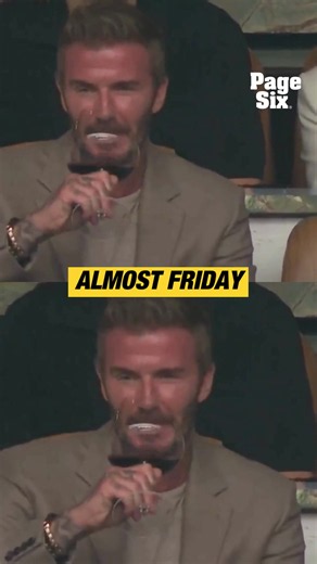 A glass of red with David Beckham would heal me 🎥: FOX Sports | david beckham