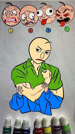 Baldi Bang Bang Trend Face Puzzle #baldisbasics#papercraft