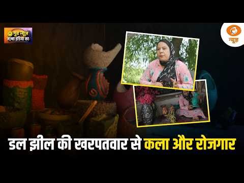 Good News | जिस खरपतवार को समझते थे कचरा, उससे बना दी कला | Dal Lake | Srinagar
