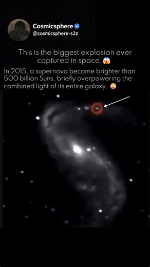 Biggest Explosion Ever Seen in Space