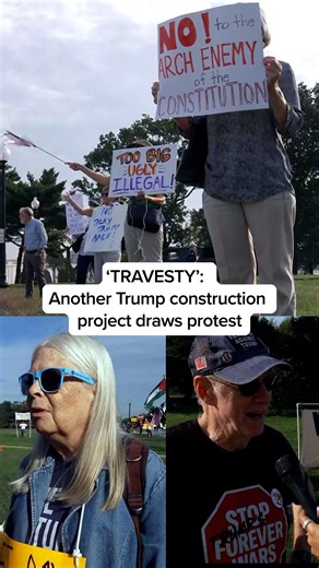 'TRAVESTY': Another Trump construction project draws protest