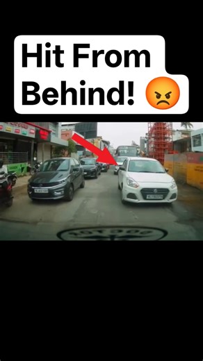 No Mistake! Swift Driver Hit From Behind 😳 | Dashcam Footage #shorts