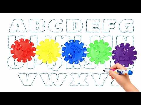 Alphabet Letters Coloring A to Z | Learn Colors