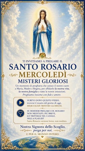 Today’s Holy Rosary – Wednesday | Glorious Mysteries | Praying together with Mary | Drops of Light